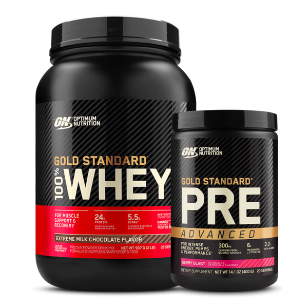 Gold Standard 100% Whey + PRE Advanced Stack - Nutrition Xpress