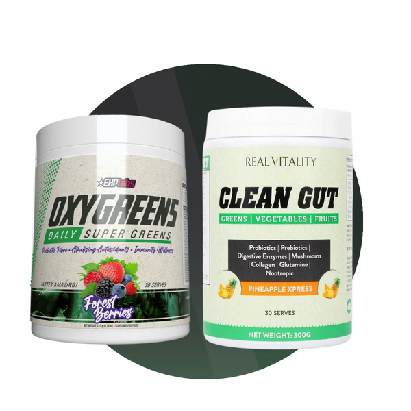 Oxygreens + Clean Gut Stack