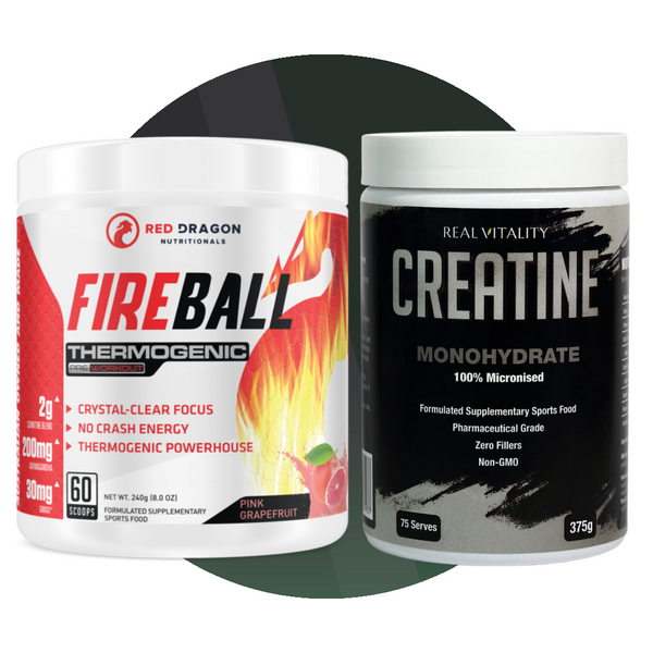 Red Dragon Fireball + Real Vitality Creatine