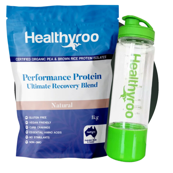 Healthyroo Performance Protein + Shaker Stack