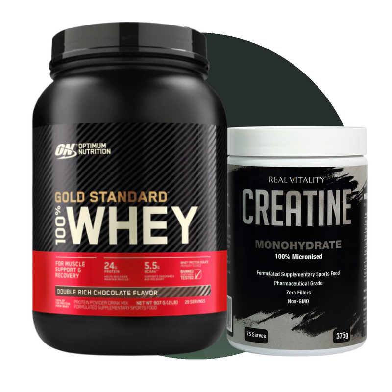 Gold Standard 100% Whey + Real Vitality Creatine