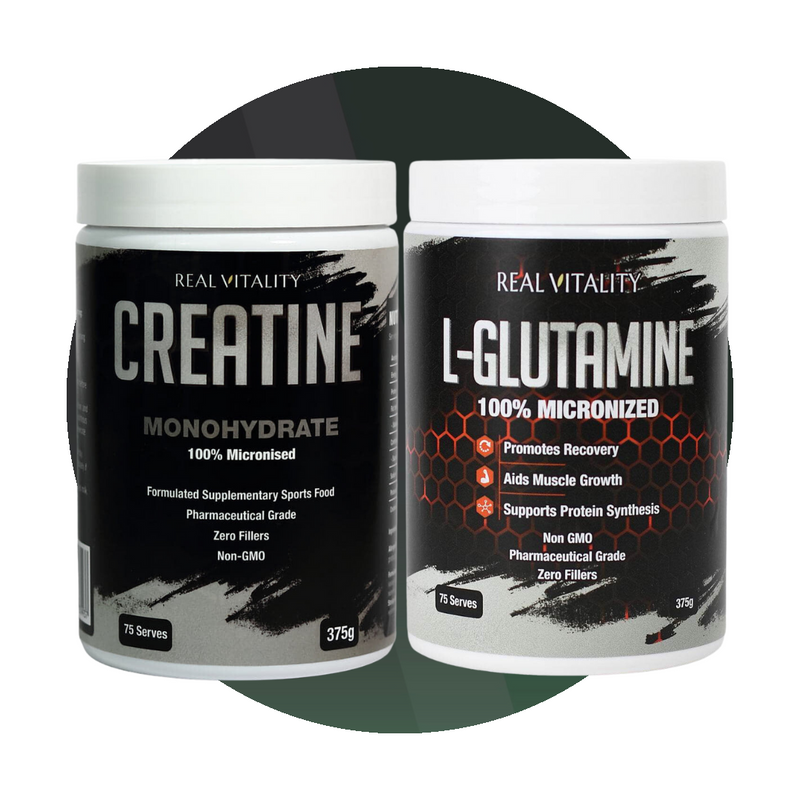 Real Vitality Creatine + L-Glutamine