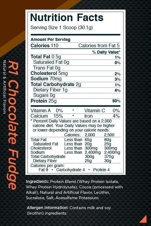 R1 Protein Isolate - Nutrition Xpress