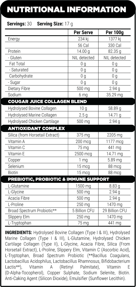 COUGAR JUICE - Nutrition Xpress