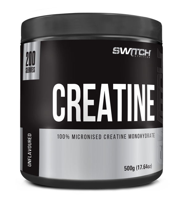 CREATINE MONOHYDRATE - Switch Nutrition 100% PURE CREATINE MONOHYDRATE