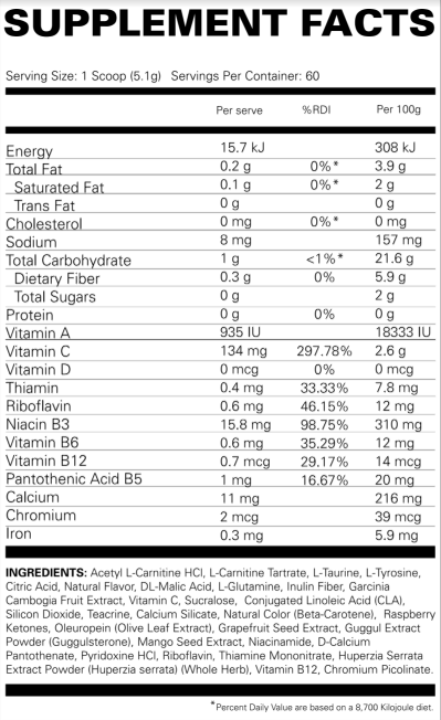 Oxyshred Non Stim - Nutrition Xpress