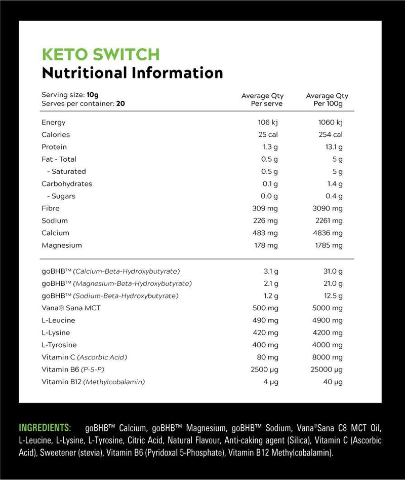 Keto Switch - Nutrition Xpress