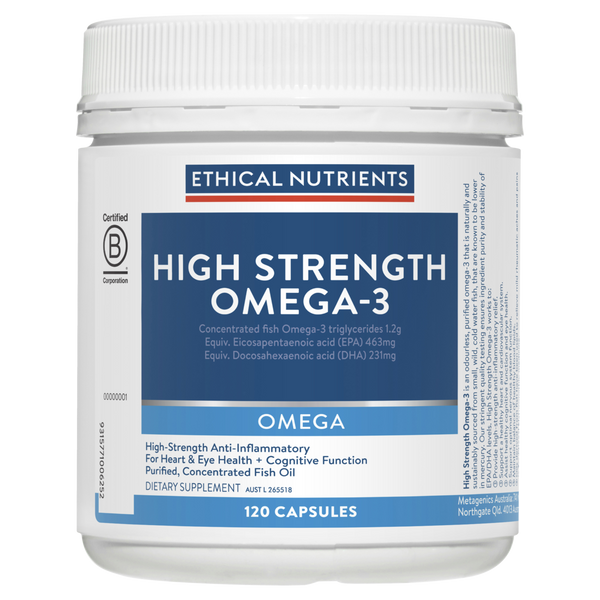 Ethical Nutrients High Strength Omega-3 Capsules