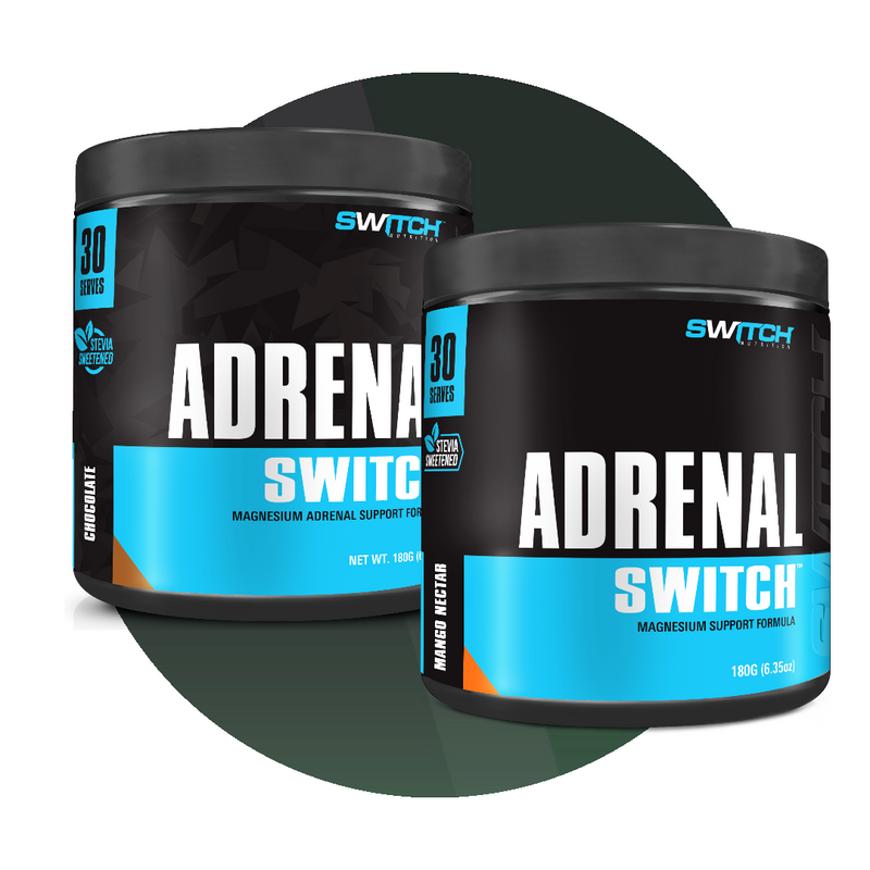 ADRENAL SWITCH POWDER 30 SERVE TWIN PACK - MAGNESIUM SUPPORT FORMULA
