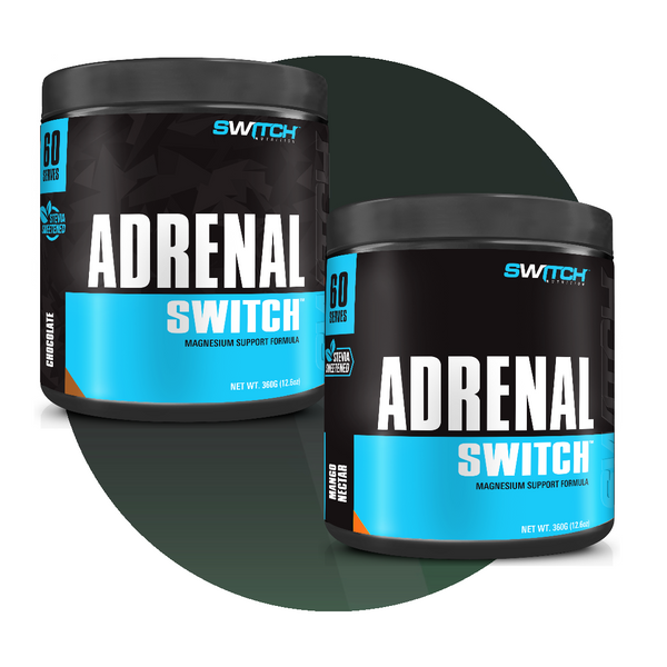 ADRENAL SWITCH POWDER 60 SERVE TWIN PACK - MAGNESIUM SUPPORT FORMULA