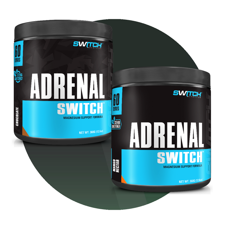 ADRENAL SWITCH POWDER 60 SERVE TWIN PACK - MAGNESIUM SUPPORT FORMULA