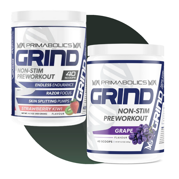 Grind Non Stim Pre Workout Twin Pack - Primabolics