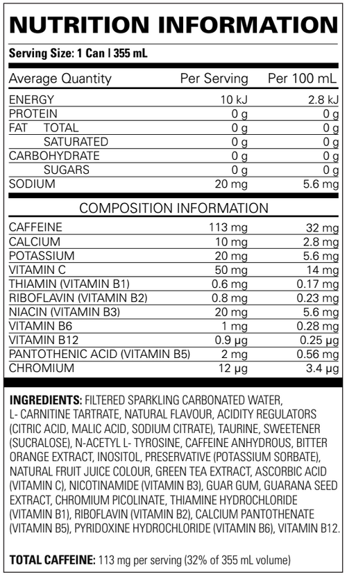 OxyShred Ultra Energy Can