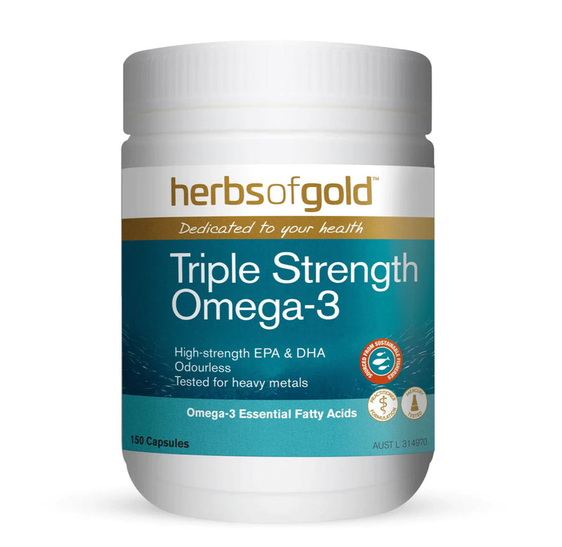 Herbs Of Gold Triple Strength Omega-3